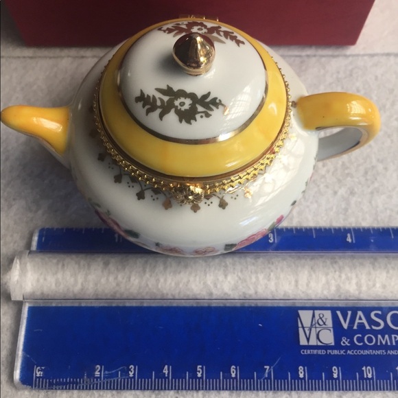 Mini Teapot Classic Italian Ceramic Collectible Decor - Picture 5 of 8